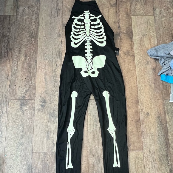 Dolls Kill Pants - Dolls Kill Black Skeleton Jumpsuit